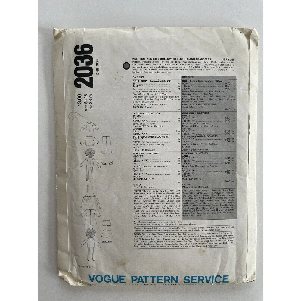 Vogue vtg sewing